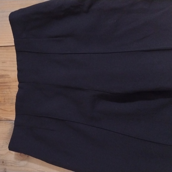 Talbots Vintage Black 100% Wool High Waist Slim Ankle Lined Trousers Size 10 - Picture 7 of 12